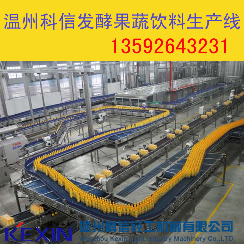 全自动发酵果蔬汁饮料生产线|小型发酵果蔬汁饮料加工设备|成套发酵果蔬汁饮料制作设备厂家温州科信